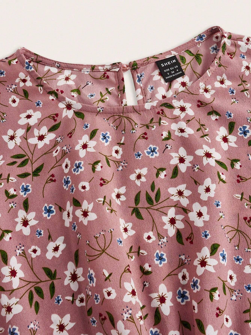 Flora | Damen Maxikleid Langarm Blumenmuster A-Linie Boho Herbstkleid