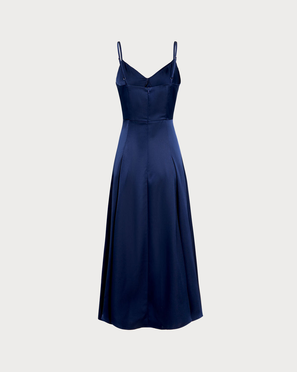 Eleonore | Damen Maxikleid in A-Linie – Dunkelblau