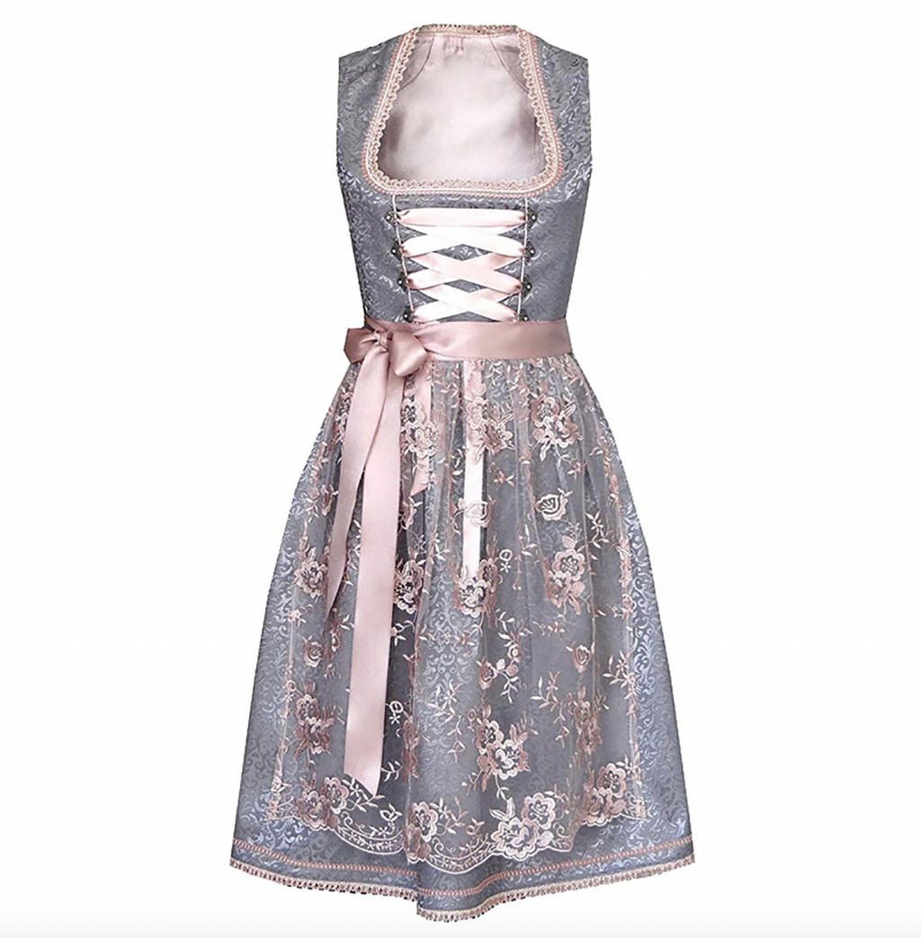 Lena | Damen Dirndl mit Schürze Trachtenkleid Oktoberfest