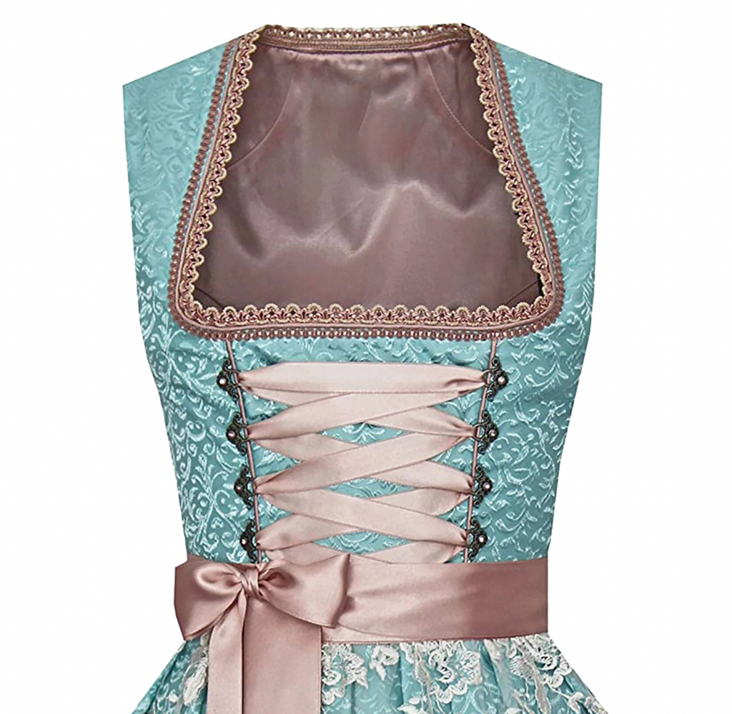 Lena | Damen Dirndl mit Schürze Trachtenkleid Oktoberfest