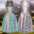 Lena | Damen Dirndl mit Schürze Trachtenkleid Oktoberfest