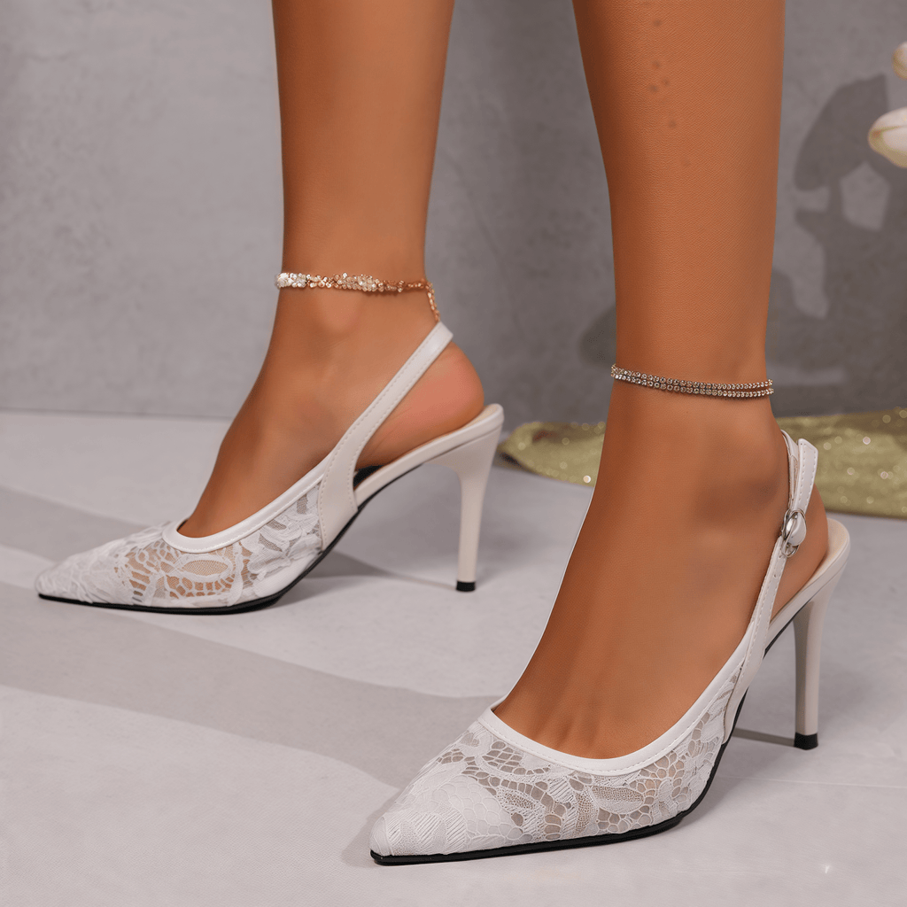 Aiguille Lacée Heels - Velnoir™