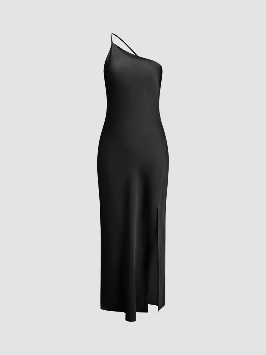 Damen Ballkleid mit Rückenausschnitt und Beinschlitz