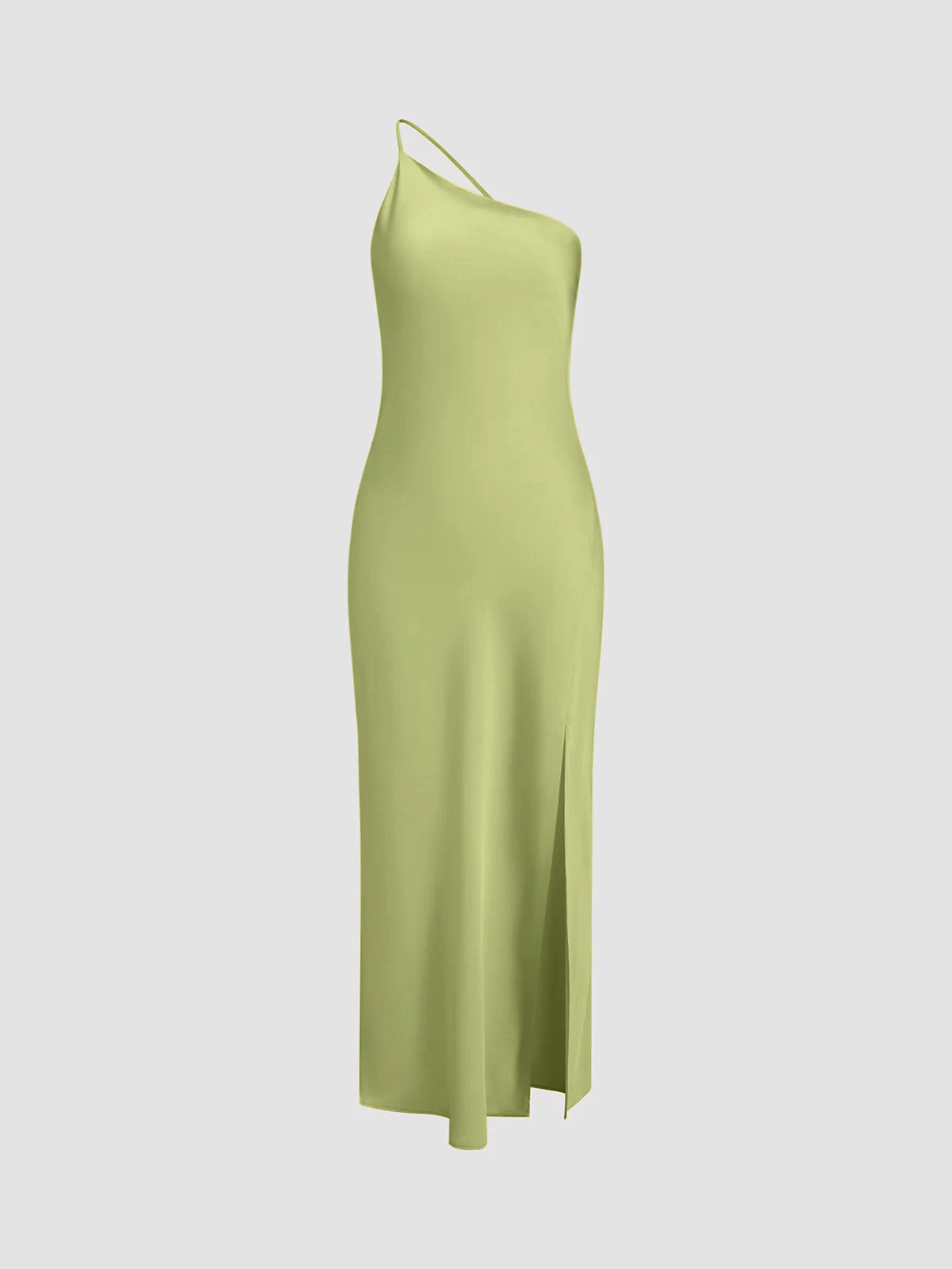Damen Ballkleid mit Rückenausschnitt und Beinschlitz