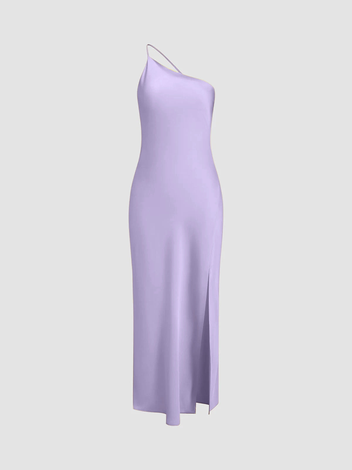 Damen Ballkleid mit Rückenausschnitt und Beinschlitz