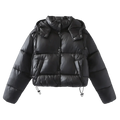 Blackóuté Puffer Jacke - Velnoir™