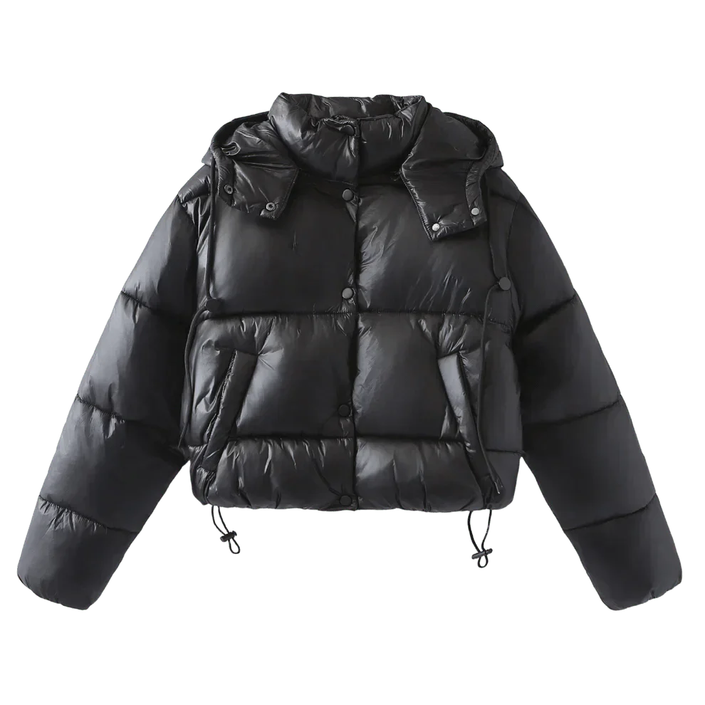 Blackóuté Puffer Jacke - Velnoir™