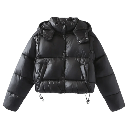 Blackóuté Puffer Jacke - Velnoir™