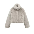 Comfy Boréal Kunstfell Jacke - Velnoir™