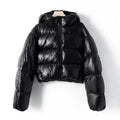 Finessé Shiny Puffer Jacke - Velnoir™