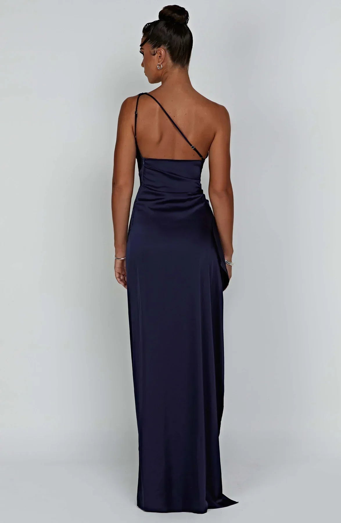 Lysandra | Damen One-Shoulder Abendkleid mit Schlitz