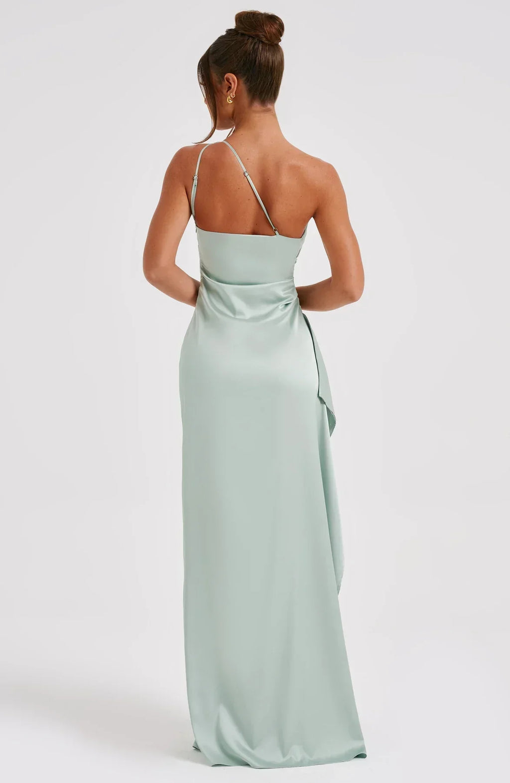 Lysandra | Damen One-Shoulder Abendkleid mit Schlitz