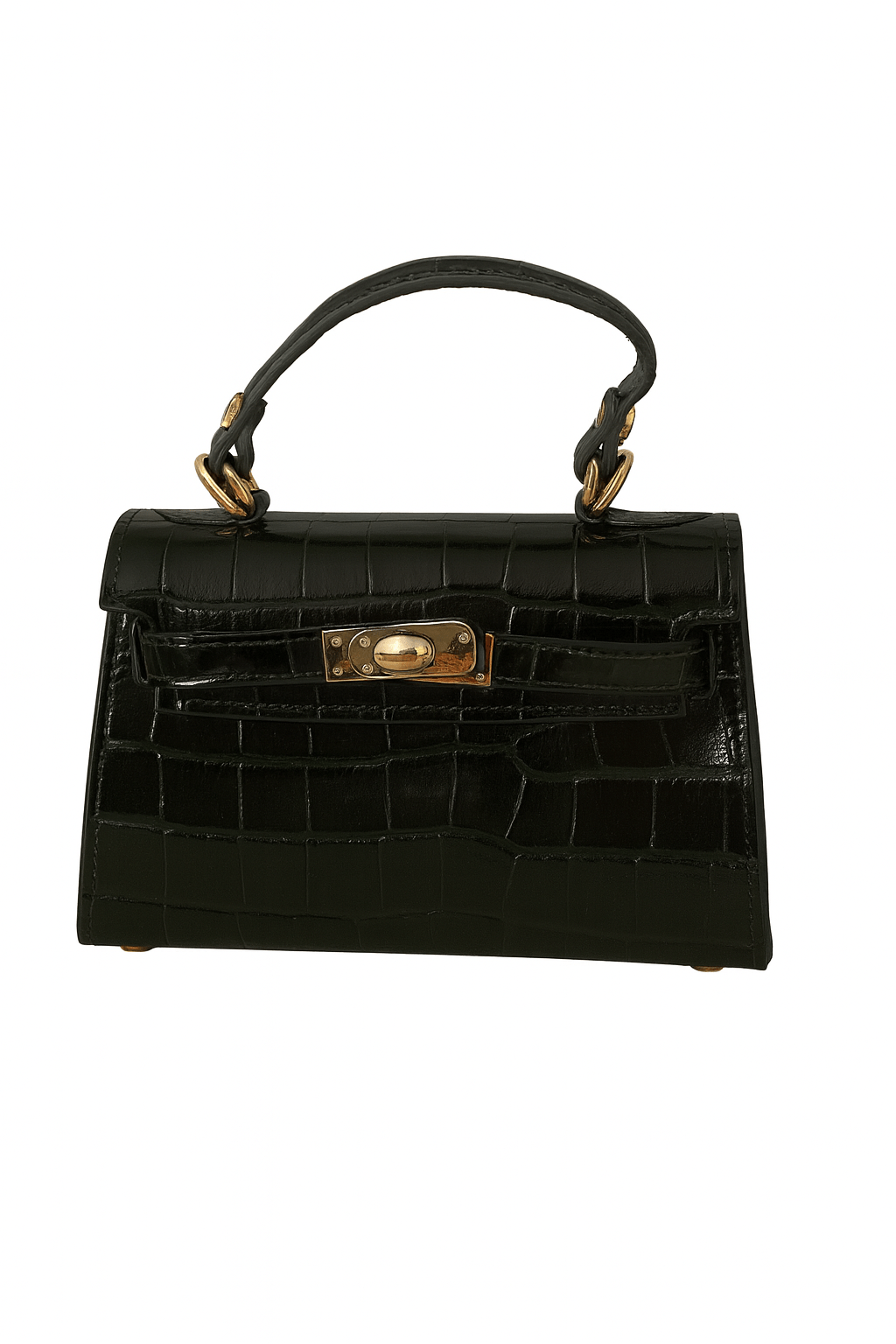 Relianté Croco Bag 19 cm - Velnoir™
