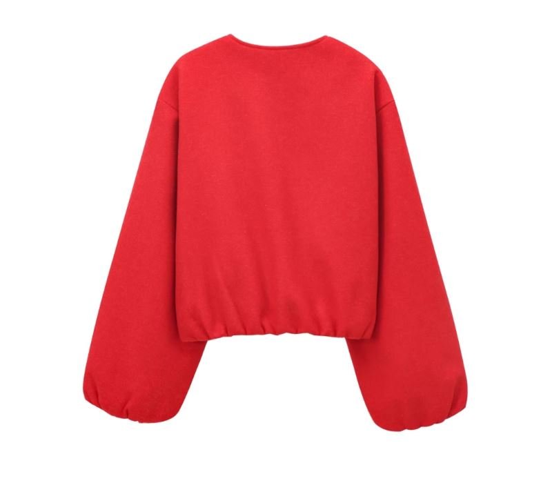 Suvianó Cropped Bomber Jacke - Velnoir™
