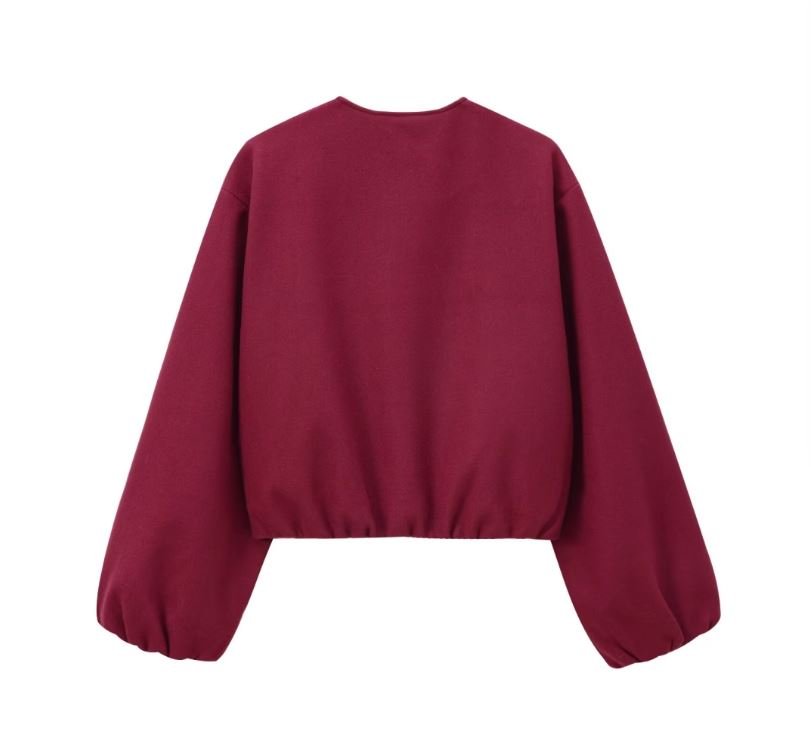 Suvianó Cropped Bomber Jacke - Velnoir™