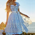 Sophie | Damen Dirndl mit Bluse und bestickter Schürze