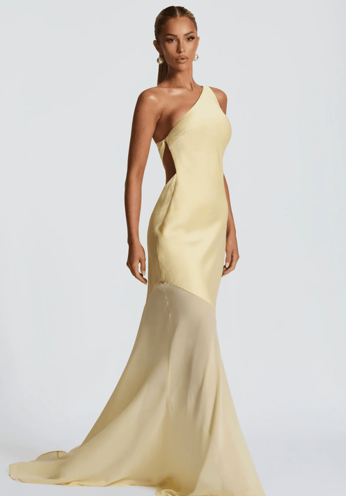 Velnoir™ Aléthea Asym Maxi Dress - Velnoir™
