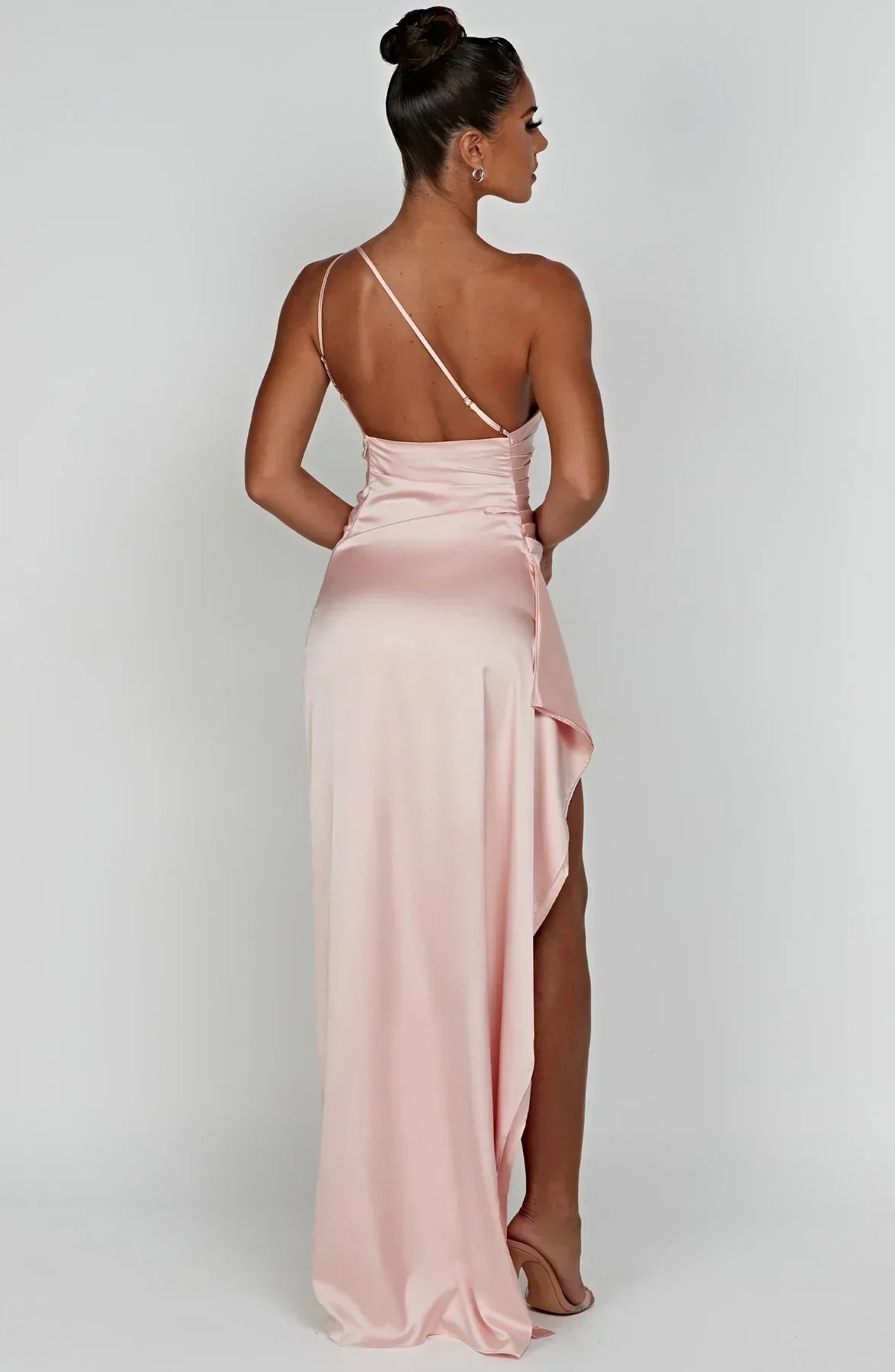 Violetta | Damen One Shoulder Maxikleid