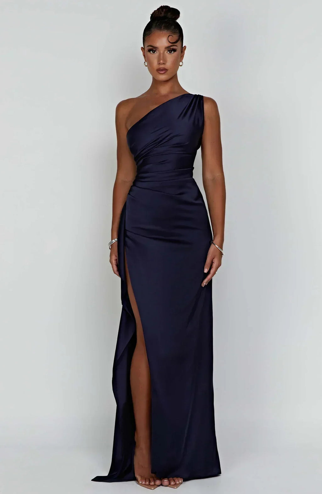 Violetta | Damen One Shoulder Maxikleid