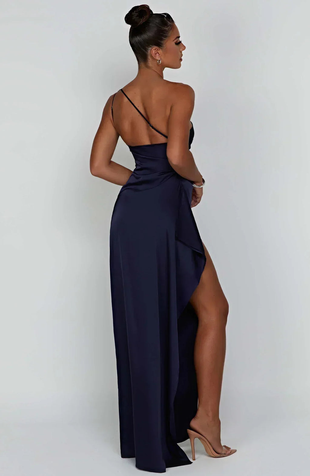 Violetta | Damen One Shoulder Maxikleid