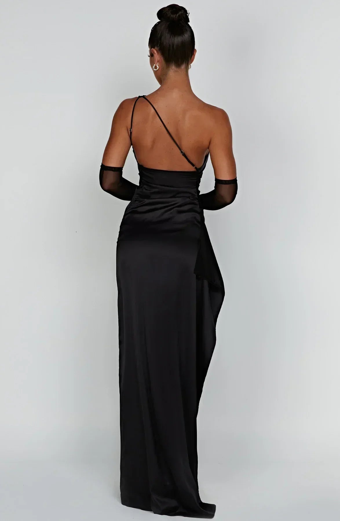 Violetta | Damen One Shoulder Maxikleid