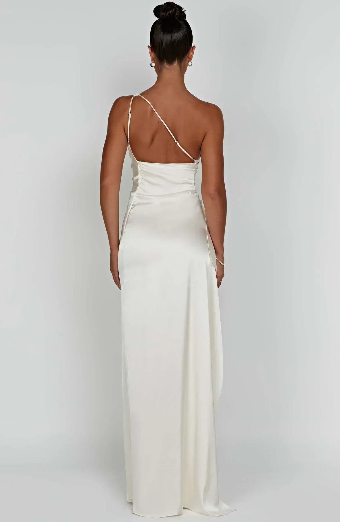 Violetta | Damen One Shoulder Maxikleid