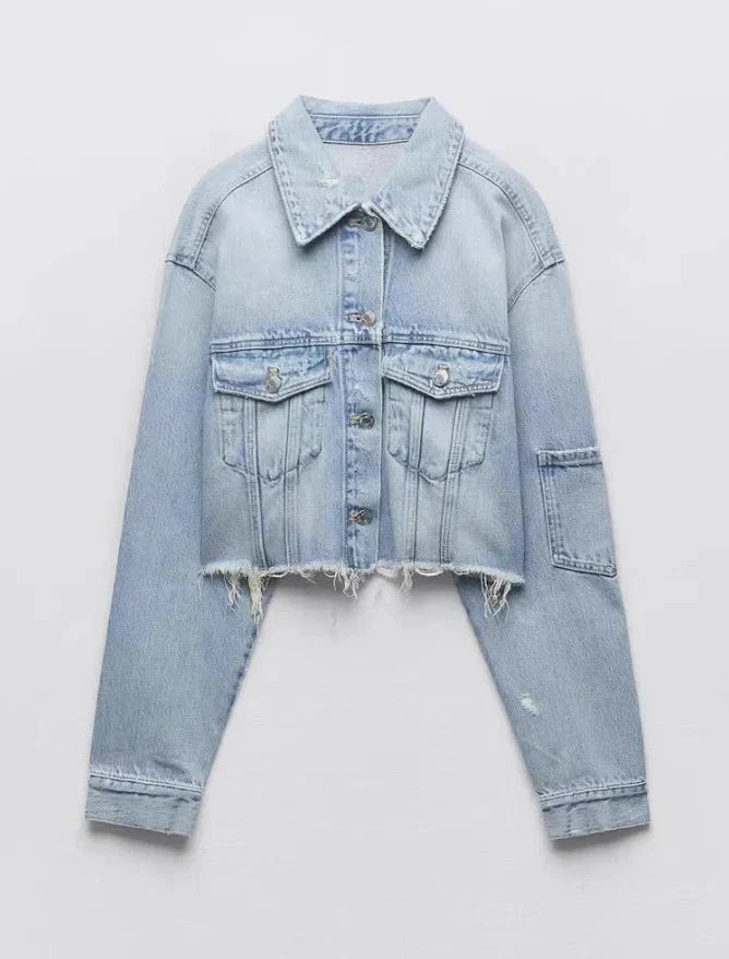 Vouré Jeans Jacke - Velnoir™