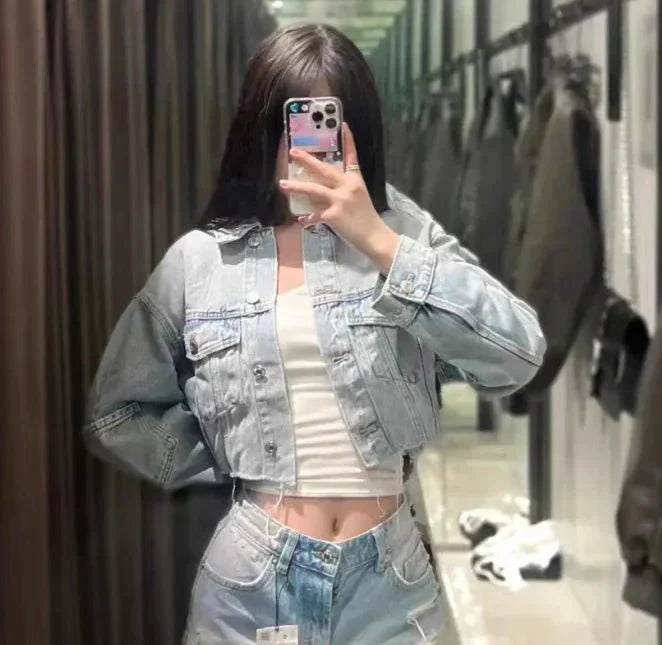 Vouré Jeans Jacke - Velnoir™