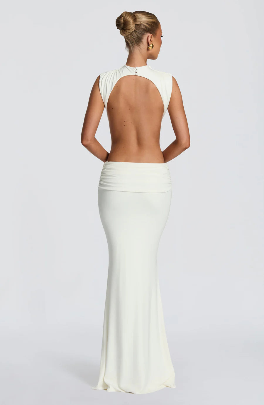 Laviana - Weißes Maxikleid
