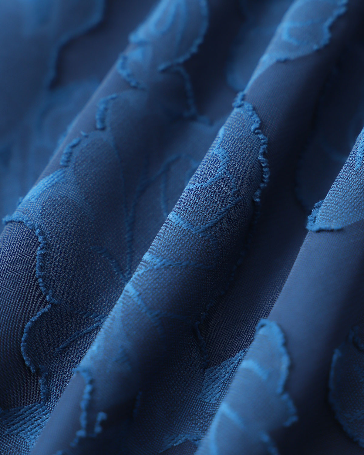 Annabelle | Damen Jacquard-Maxikleid rückenfrei – Dunkelblau