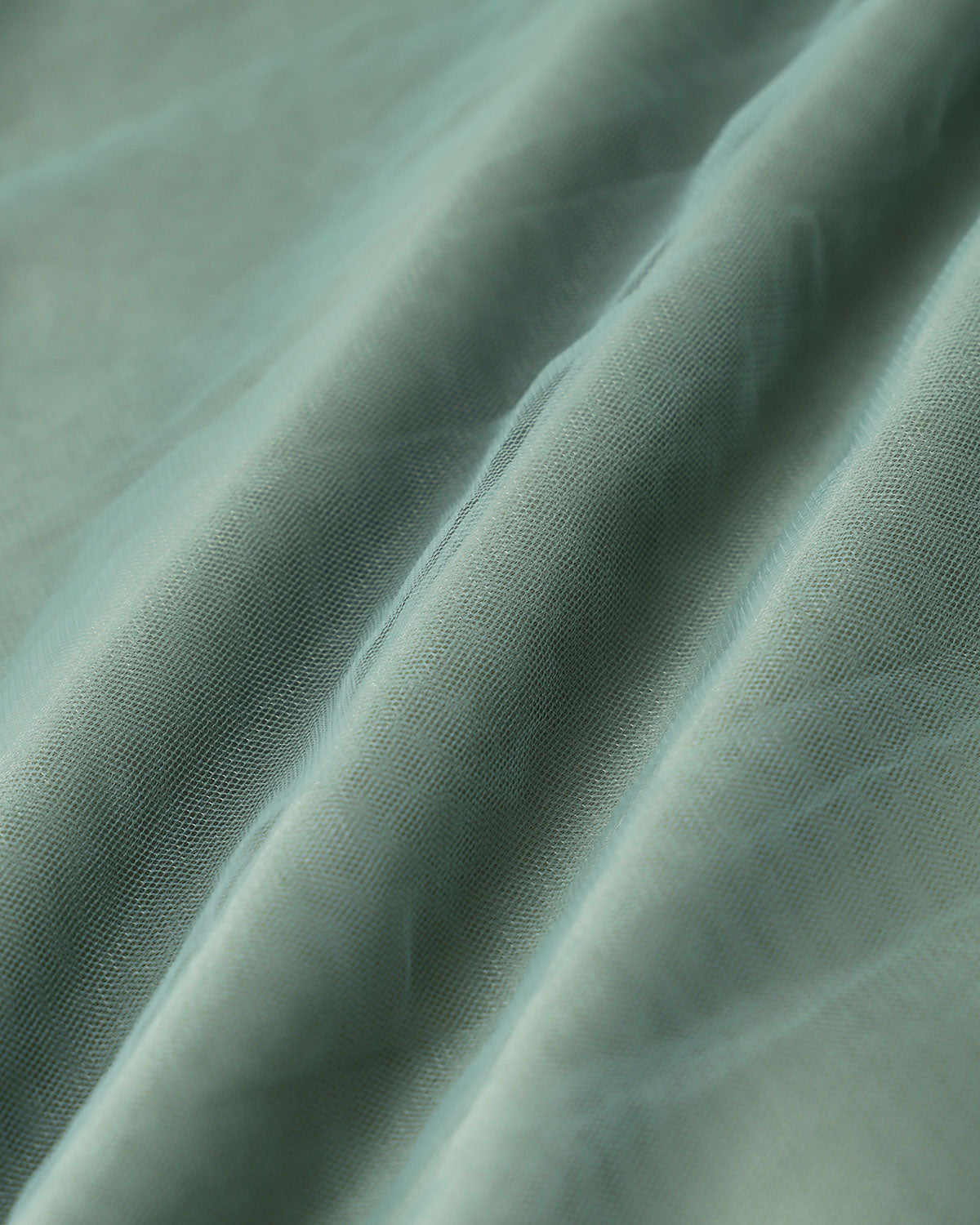 Talia | Damen Mesh-Midikleid fließend – Grün