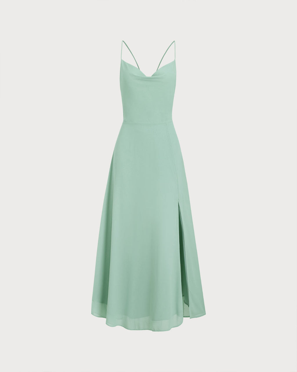 Stella | Damen Maxikleid rückenfrei – Grün
