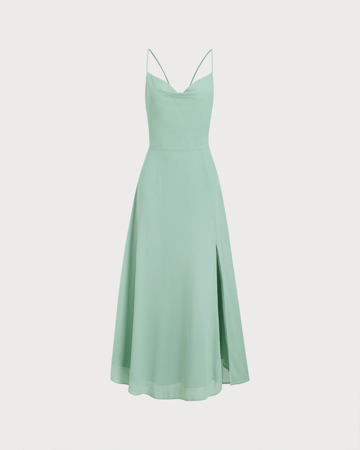 Stella | Damen Maxikleid rückenfrei – Grün