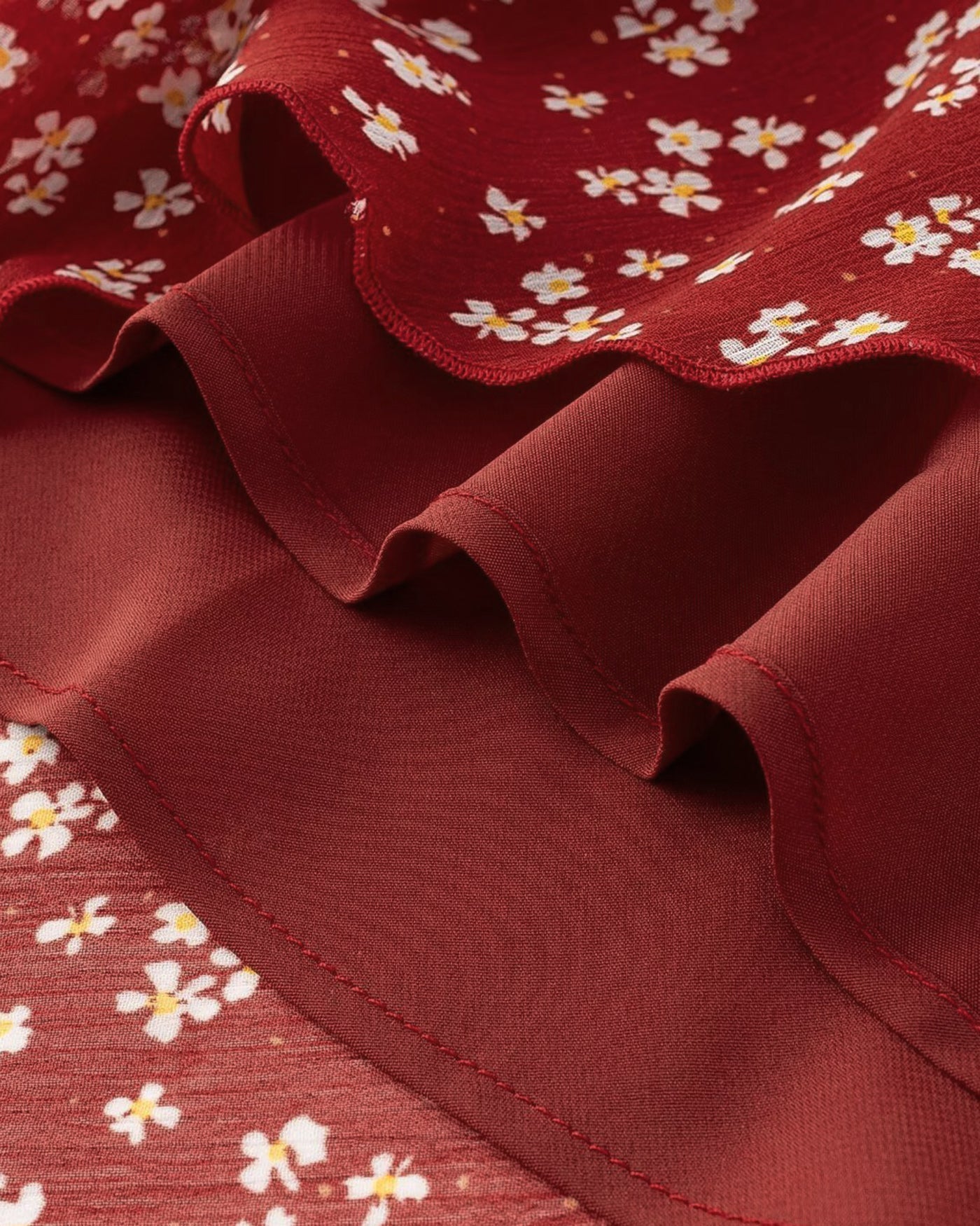 Siena | Damen Floral-Maxikleid – Rot