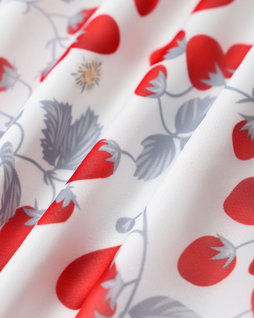 Esmée | Damen Floral-Minikleid mit V-Ausschnitt – Weiß